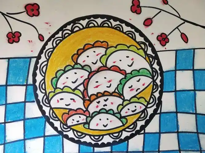 美术班作品《饺子》