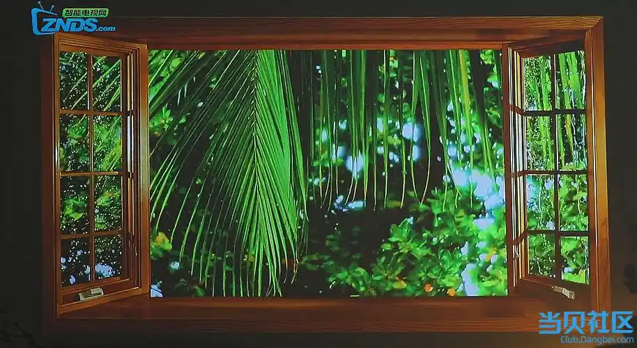 假窗户挑战教程视频窗外白噪声景观简直美到哭