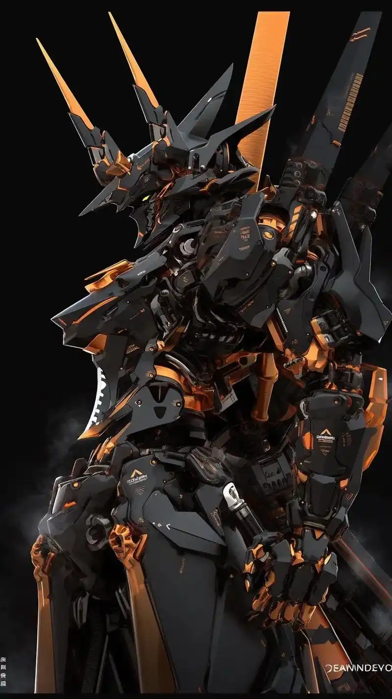 高达.数字机甲,机动战士高达机甲设计,炫酷黑金异端 - 抖音