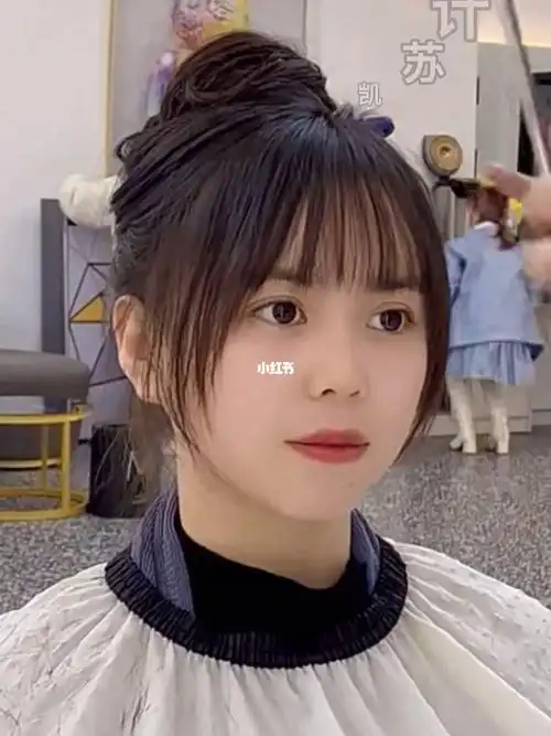 不挑脸型法式刘海73对于大脸圆脸也非常友好