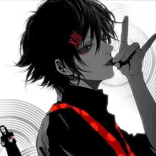 孤独黑暗系头像男生高冷动漫:尽管还不曾离开