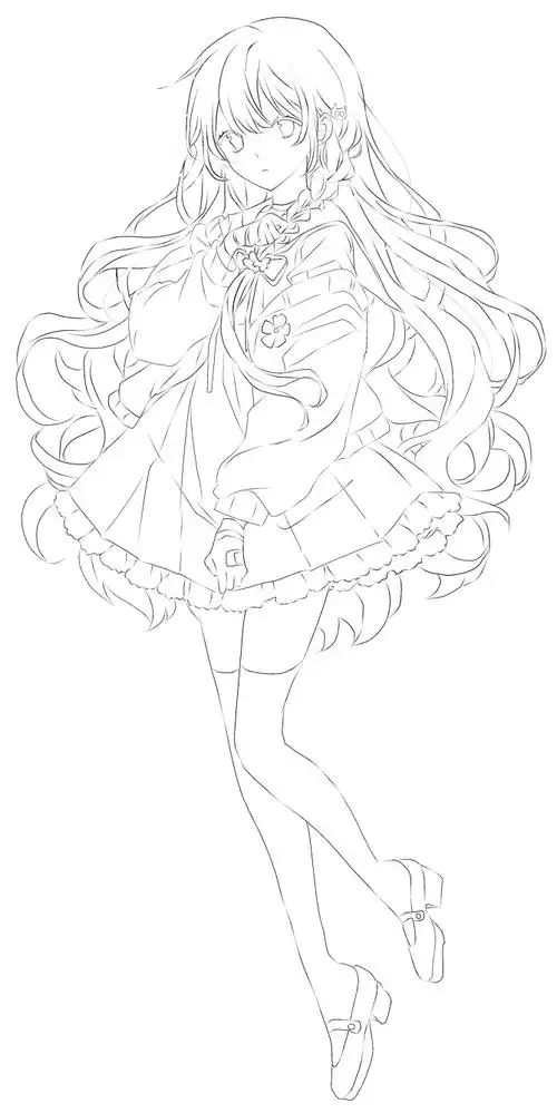 动漫yes线稿 - 堆糖,美图壁纸兴趣社区