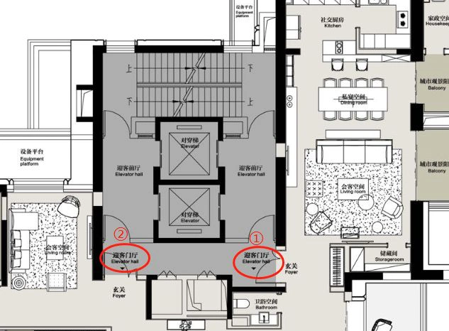 惊艳!河西380㎡空中大平层户型图曝光 6开间朝南 加推在即