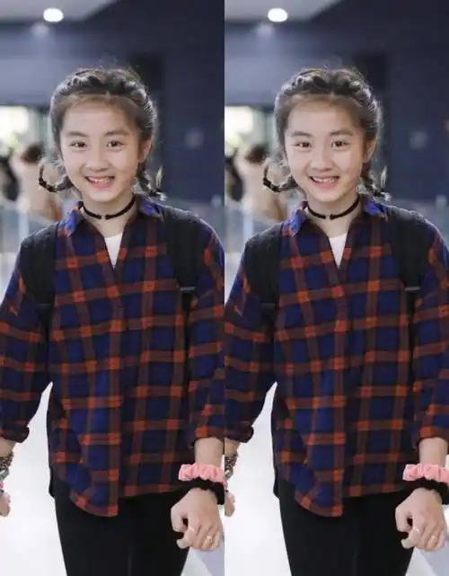 黄磊大女儿也到了"叛逆期",一头金发太显眼,但和爸爸关系真好_造型_黄