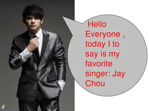 hello everyone   today i to say is my favorite singer: jay chou