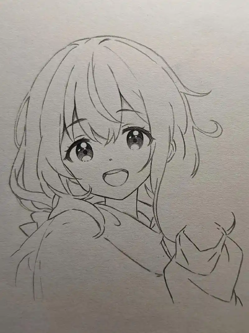 简单易学的动漫绘画教程图.#图文伙伴计划2024 "日落由 - 抖音