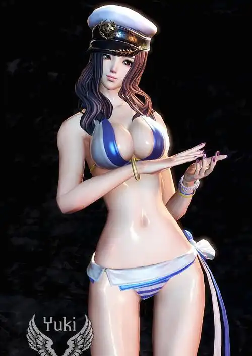 剑灵泳装天女秀火辣身材 新款时装展示