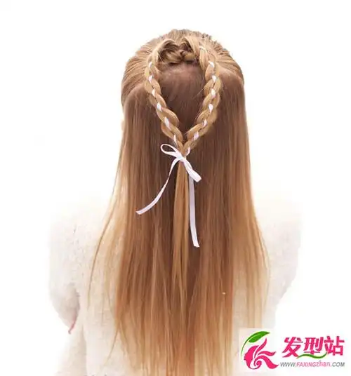 小女孩时尚编发大全 儿童舞台表演扎发图片_发型站_最新流行发型设计