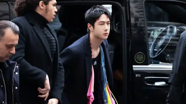 王一博罗意威大秀造型##loewe全球品牌代言人王一博