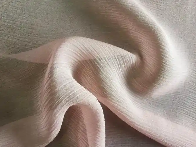 5/8mm轻薄透明真丝布料纱