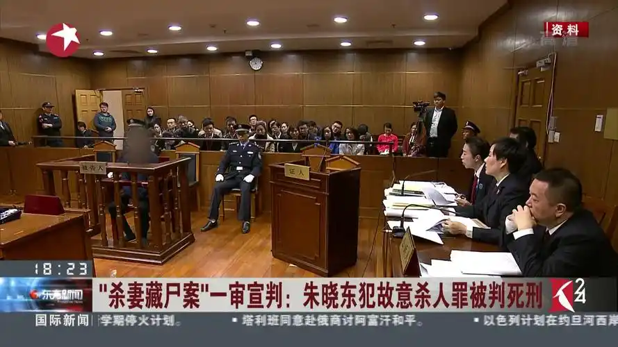 视频杀妻藏尸案一审宣判朱晓东犯故意杀人罪被判死刑