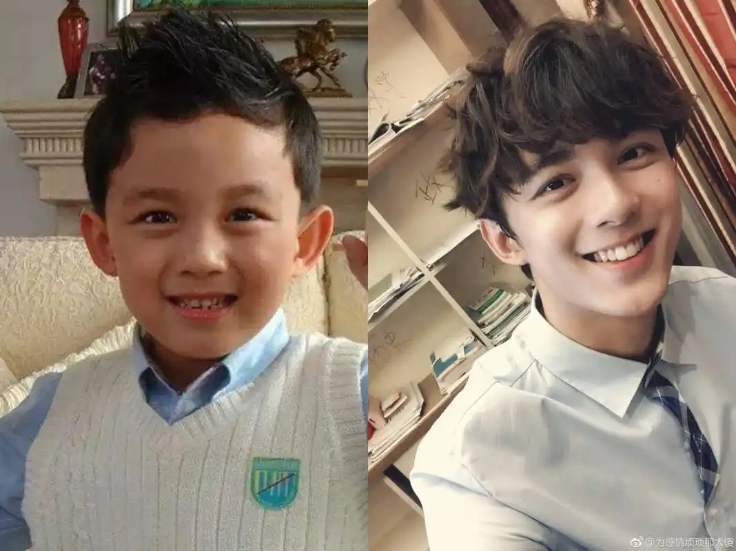 吴磊也是童星出身,现在更是帅气.
