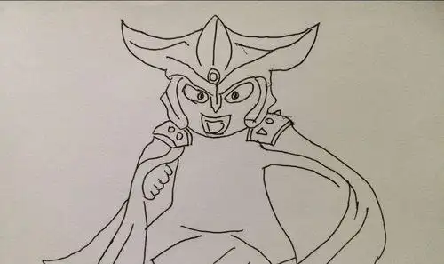 最简单雷欧奥特曼的画法