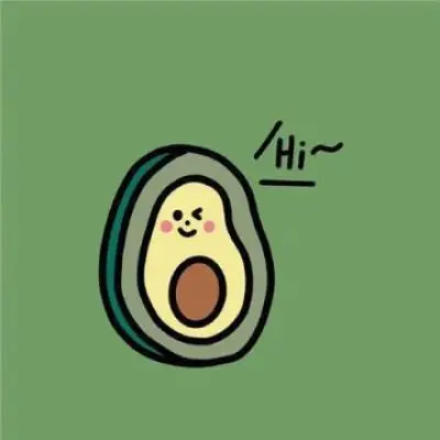 手绘小清新水果闺蜜头像