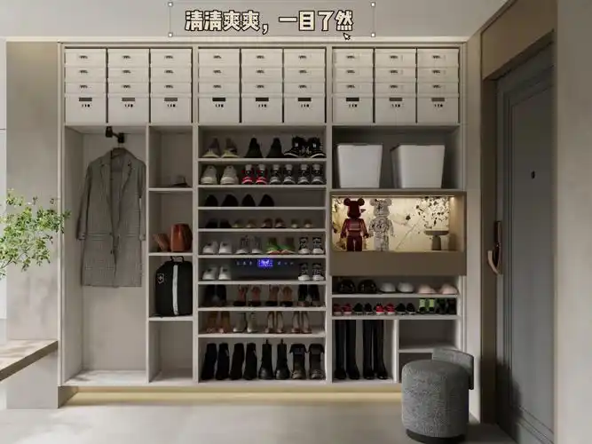 门厅柜鞋柜格局这样做半年不收拾也不乱