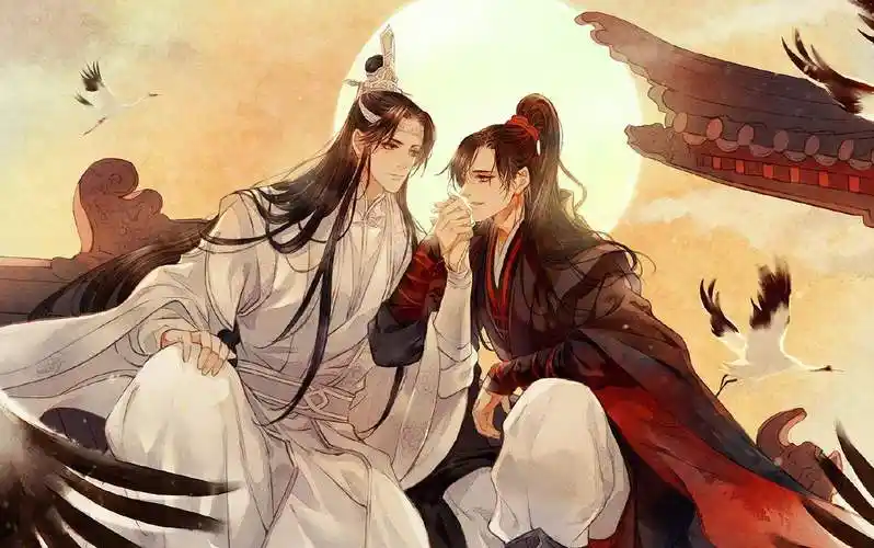 魔道祖师图片电脑壁纸,魏无羡蓝忘机壁纸高清图集