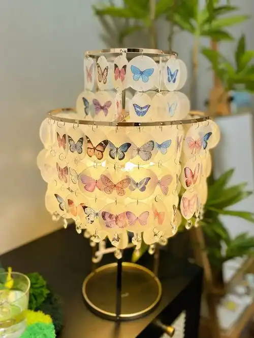 这个蝴蝶贝壳灯能97,美出天际了!