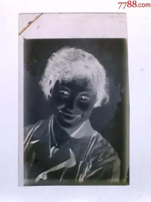 烫发姑娘【老底片】-价格:3元-se84584732-老照片-零售-7788收藏