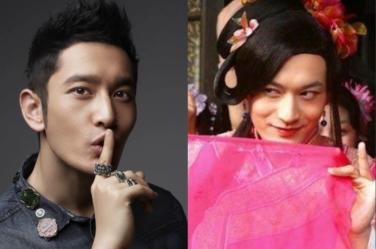 男扮女装的5个男星,论颜值邓超垫底,黄晓明第三,第一满分