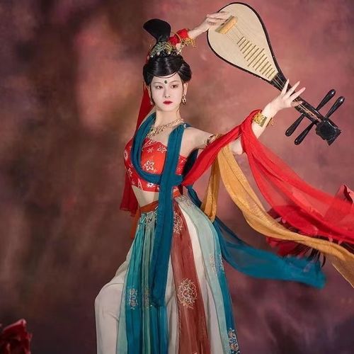 遇见胡璇cos公主服装西域舞姬异域风情敦煌飞天舞蹈古装汉服成人