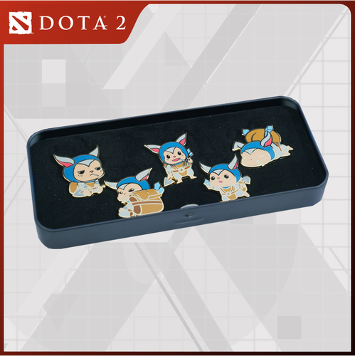 dota2ti9纪念徽章 五狗齐飞米波徽章完美世界电竞官方valve周边