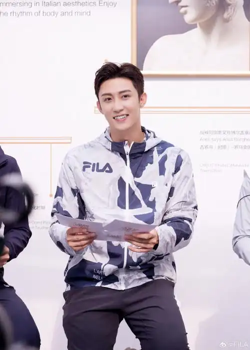 fila时尚运动代言人黄景瑜##fila拿铁女孩##makeperformance