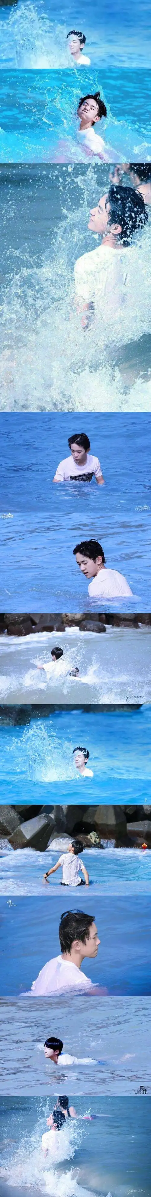 易烊千玺的海边合集 海边与少年永远让人心动