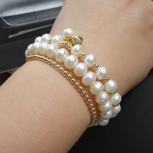 原创设计天然珍珠手链多层女生学生首饰饰品手链