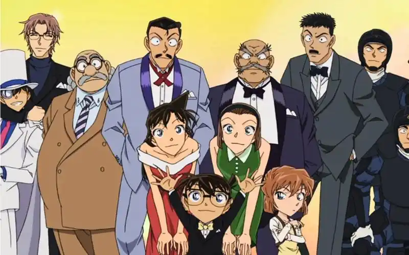 柯南大家族祝哔哩哔哩所有柯迷们新年快乐