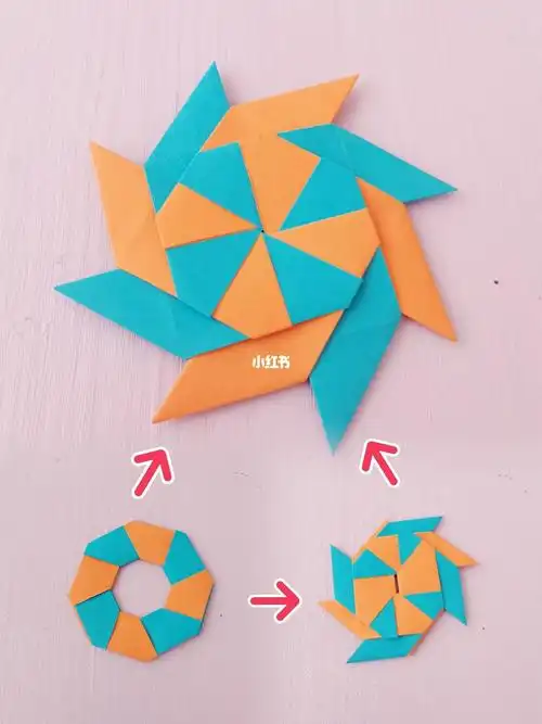 折纸飞镖教程3号飞镖炫酷好玩的变形飞镖