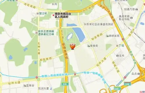 南京科技馆售票处周边地图