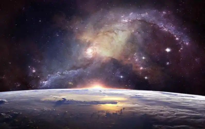 震撼行星景观银河4k 唯美壁纸