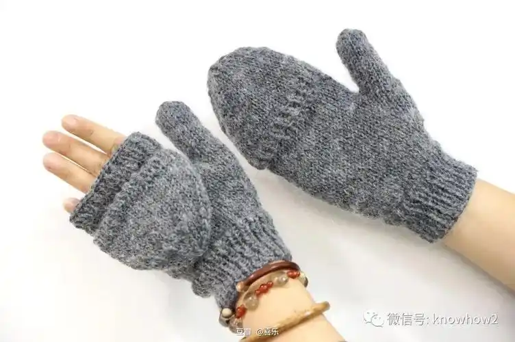 88 | 翻盖手套的编织笔记(附图解)