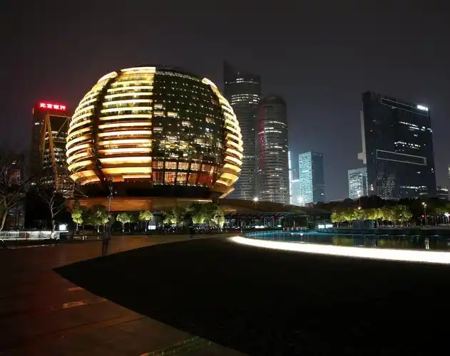 杭州钱江新城夜景