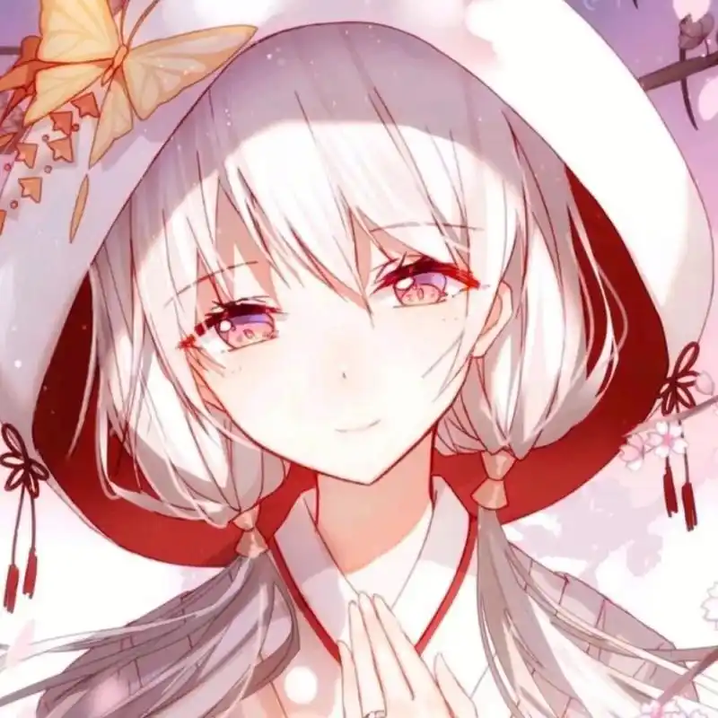 动漫古风粉衣女子图片 终于为那一身江南烟雨覆了天下,容华谢后,不过