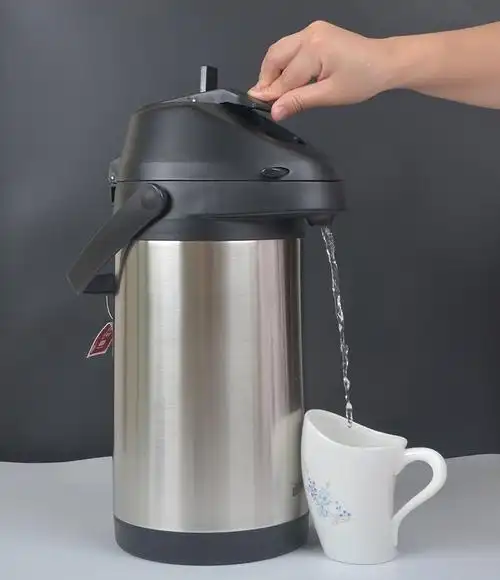 不锈钢内胆气压式热水瓶按压保温壶家用大容量暖瓶3l4l压力暖水瓶304