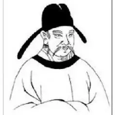 诗人张籍简笔画