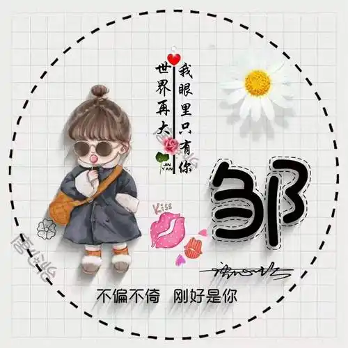 姓氏头像第60期,29张高端新年精致励志个性签名头像,请查收_设计_评论