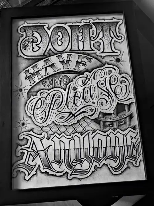 please anyone#sukebange  #花体字  #哥特字体  #哥特体  #济南纹身