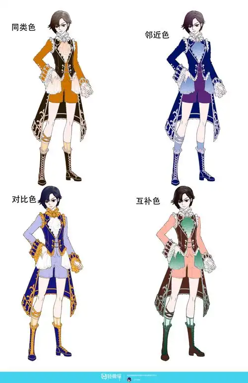 作业:古风人物服装怎么上色与色彩搭配训练 - 太子悦神 - 轻微课