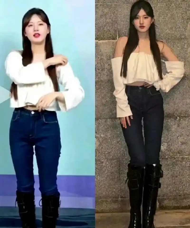 赵露思生图与精修对比,能不能别老活在精修里?