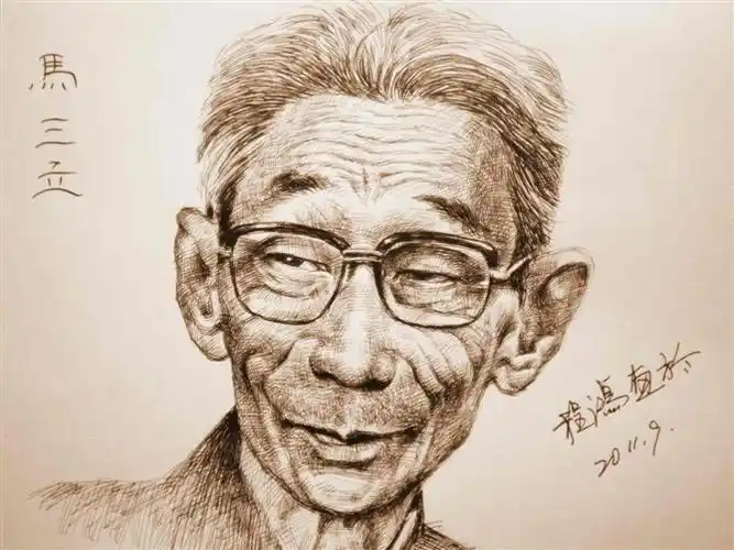 牛b的素描人物肖像画-学画的朋友共勉