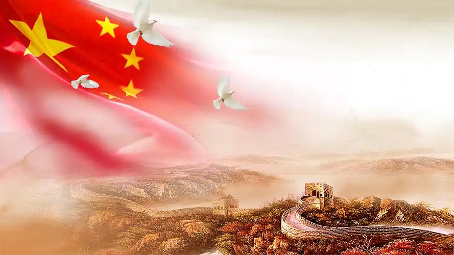 胜利日阅兵虚拟演播室背景大屏