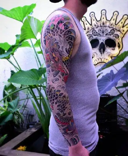 18款传统等风格的花臂纹身图案(17/18)