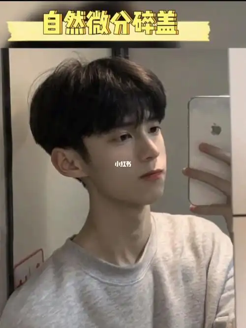 自然微分碎盖  自然微分碎盖,两侧镂空,保留_碎盖_镂空_男士烫发_染发