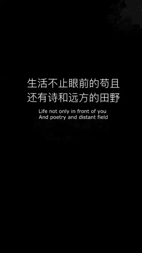 【原创 喜欢请点赞】黑色文字简单英文主屏壁纸锁屏壁纸朋友圈封面