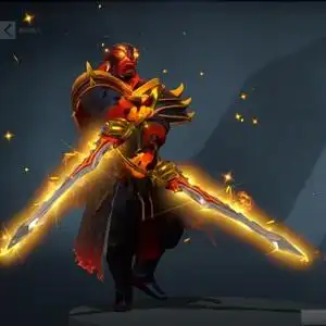 dota2 火猫 灰烬之灵 不朽圣剑 纯正 真神对剑