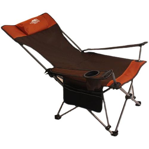 户外便携式休闲躺椅折叠沙滩椅钓鱼凳子靠背扶手久坐午休坐躺椅子