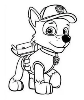 汪汪队灰灰步骤简笔画