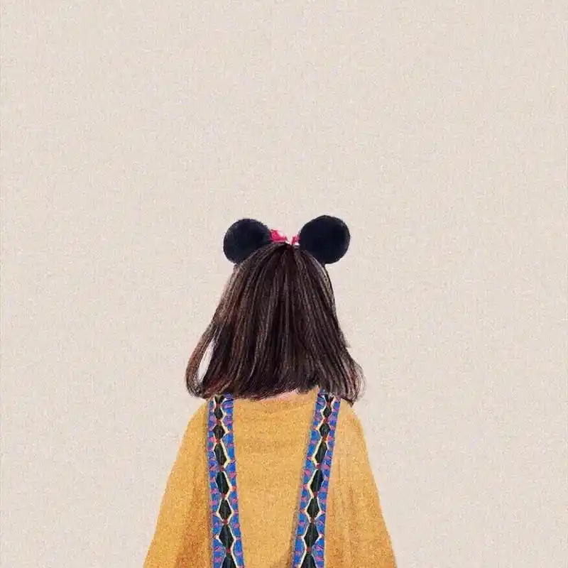 卡通头像图片,背影头像分享